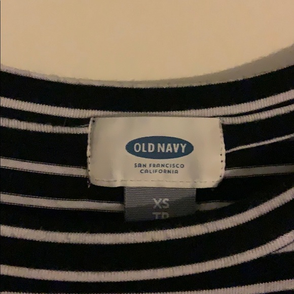 XS long sleeve striped black and white shirt! - Picture 2 of 2